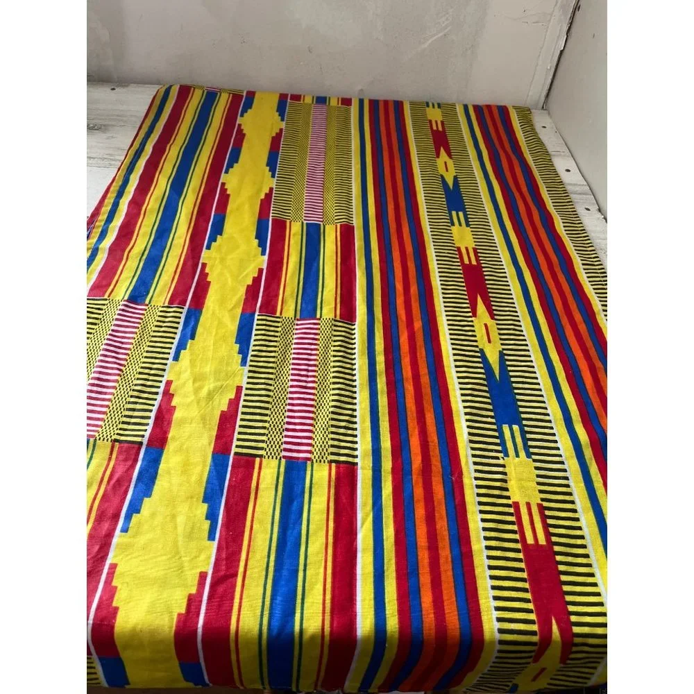 African print head wrap tie scarf wrap